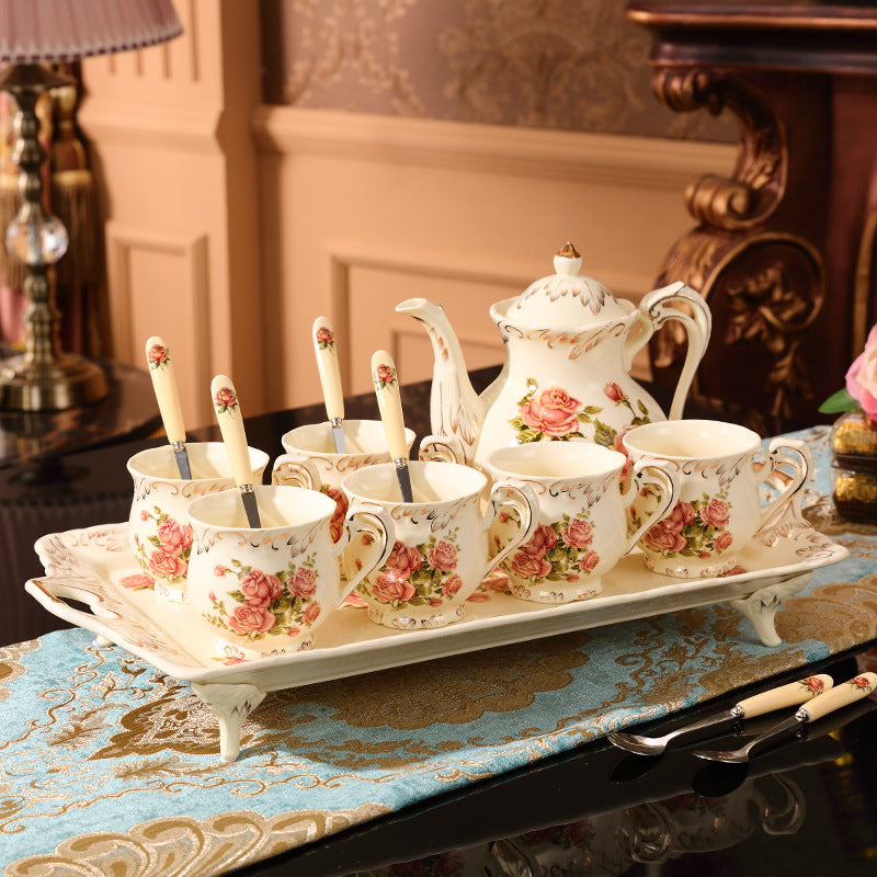 Service à thé vintage avec roses, Service à thé en porcelaine avec théière, Service à thé floral, Service à thé antique pour 6 Service à thé en or 24 carats, Service à Service à thé vintage avec roses, Service à thé en porcelaine avec théière, Service à thé floral, Service à thé antique pour 6 Service à thé en or 24 carats, Service à