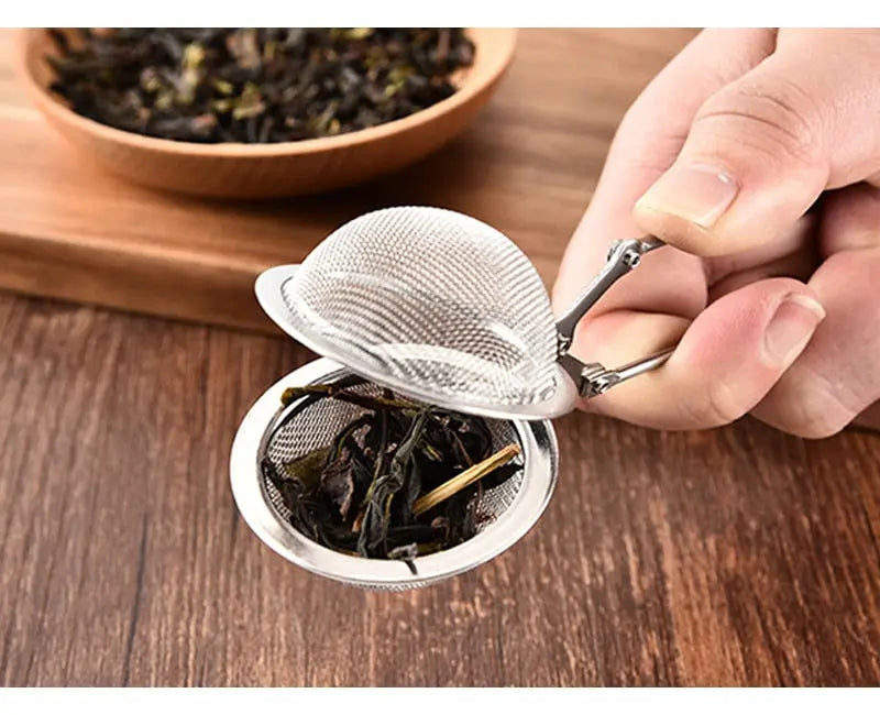 Telituny Infuseur à Thé en Forme de CœUr, Acier Inoxydable Passoire à Thé en Forme de CœUr à Long Manche, Convient à Tous Les ThéS en Feuilles, Herbes, éPices, ThéIèRes
