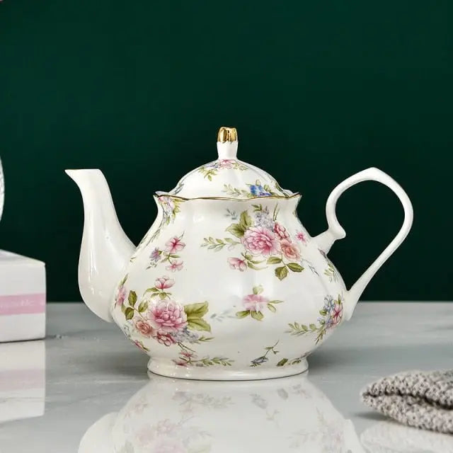 Theiere En Porcelaine