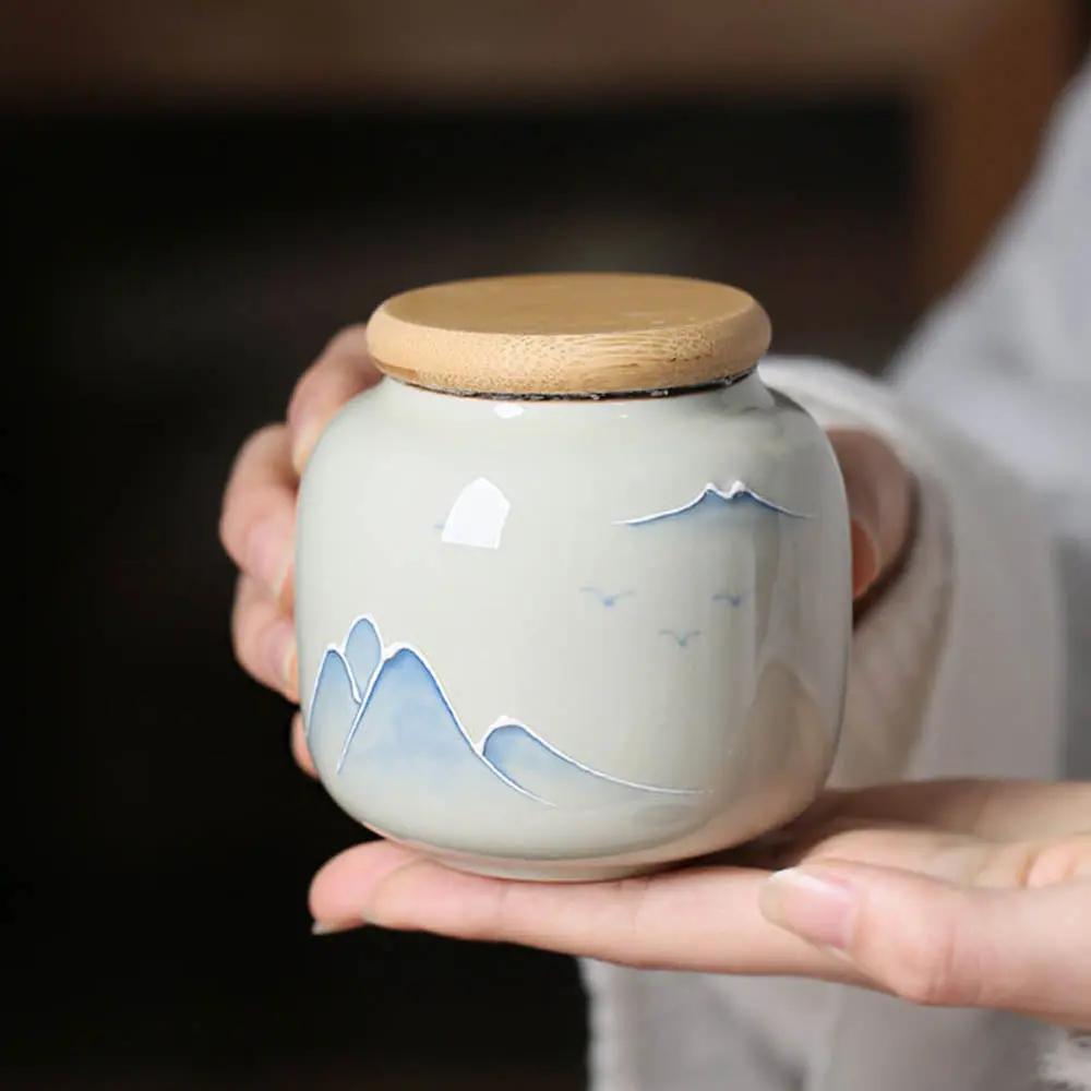 Boite à Thé Harmonieuse en Céramique