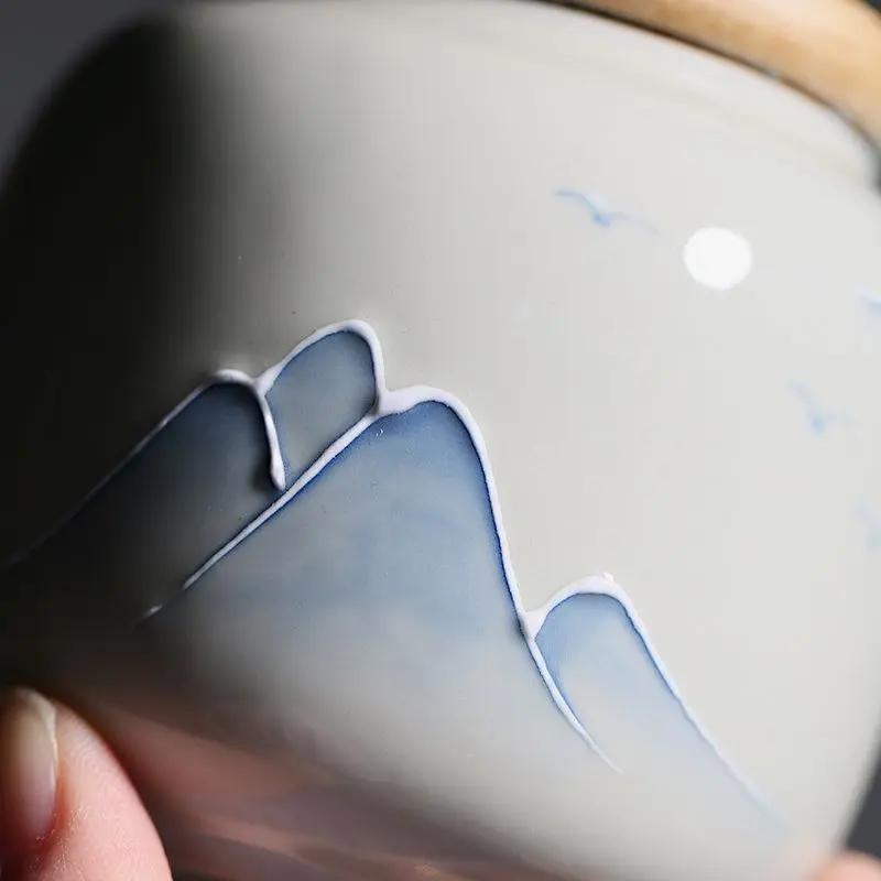 Boite à Thé Harmonieuse en Céramique