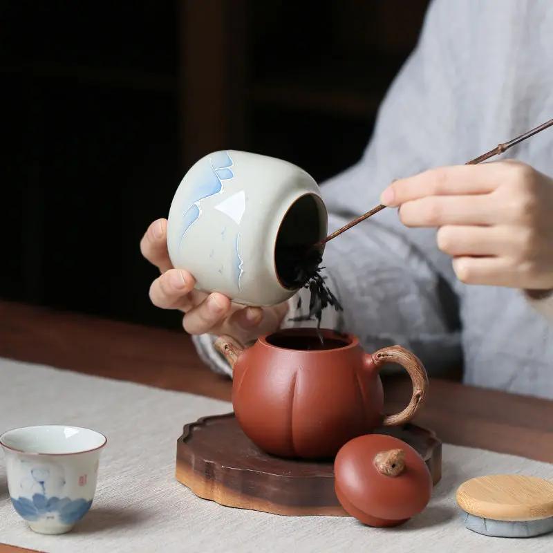 Boite à Thé Harmonieuse en Céramique