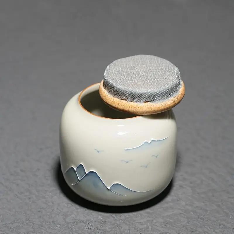 Boite à Thé Harmonieuse en Céramique