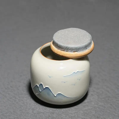 Boite à Thé Harmonieuse en Céramique