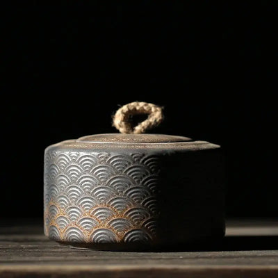 Boite à thé Japonaise Vintage en Céramique 500ml