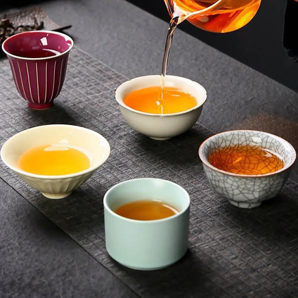 Coffret Asiatique de 5 Tasses à Thé