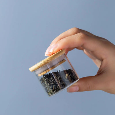 Petite Boite à Thé en Verre