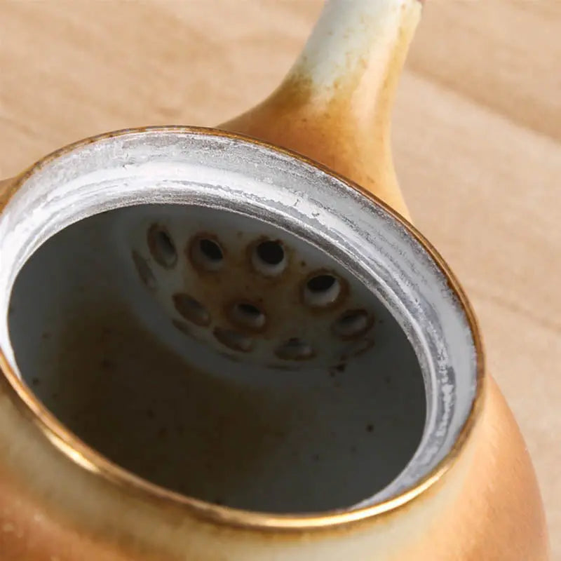 Petite théière japonaise ronde en céramique 170ml