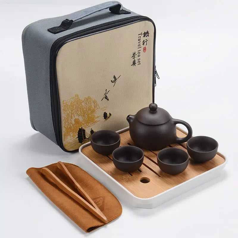 Service à thé Chinois Simple en Céramique
