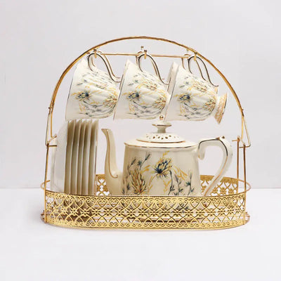 Service à thé Européen Motifs Floraux 800ml