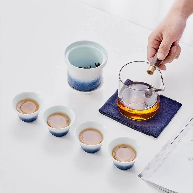Service à thé Japonais Design Kyusu en Céramique