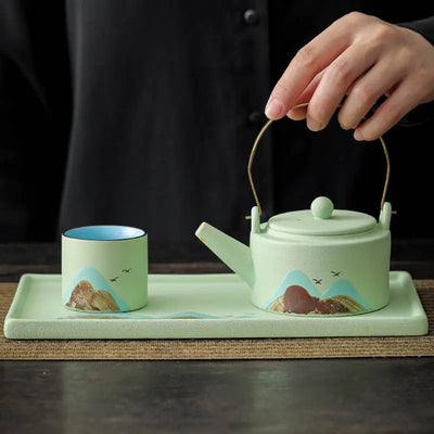 Service à thé Japonais Montagnes Sacrées