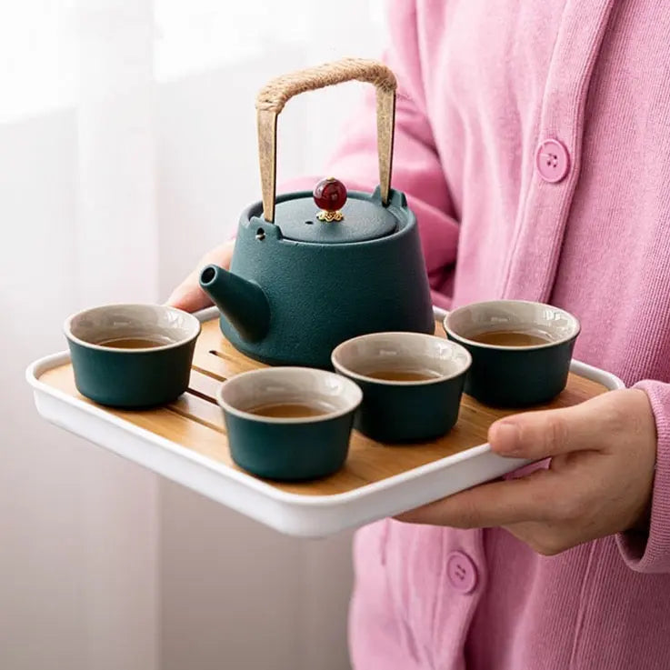 Service à thé Japonais de Voyage en Céramique – Théière France