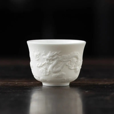 Tasse à thé en Céramique blanche et fine 50ml