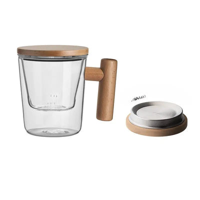 Tasse à thé en bois