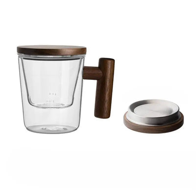 Tasse à thé en bois
