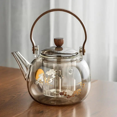 Théière Chinoise Design en Verre 900ML