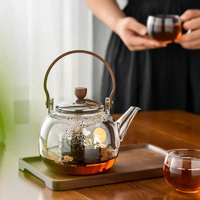 Théière Chinoise Design en Verre 900ML