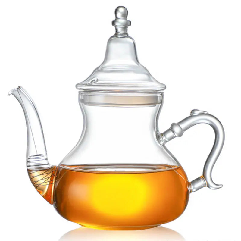 Théière Marocaine en Verre Simple 1L