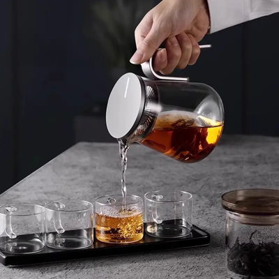 Théière en Verre Design Minimaliste 600ml