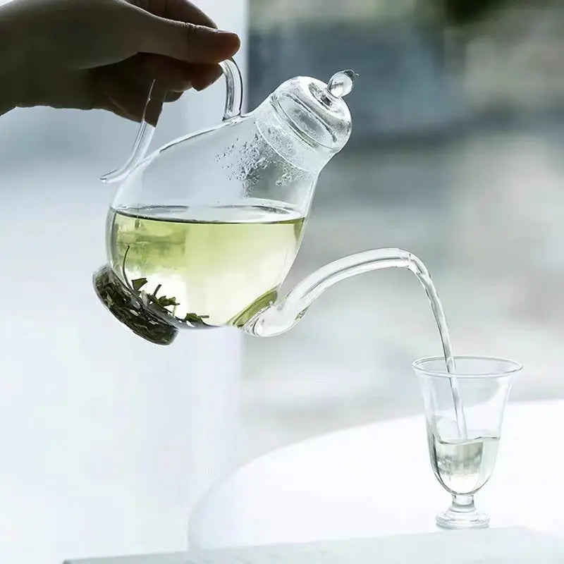 Théière en Verre Simple en forme de poire 700ml