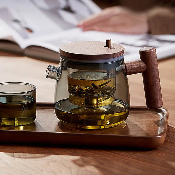 ZENS Theiere avec infuseur, Magic théière en verre avec ZENS Theiere avec infuseur, Magic théière en verre avec