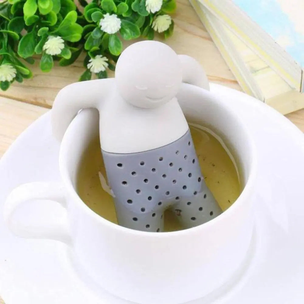 Infuseur à Thé en Silicone Bonhomme