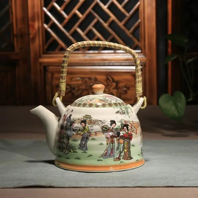 Théière Chinoise en Porcelaine Tradition 900ML