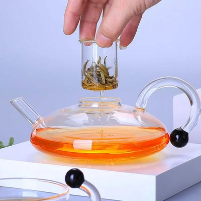 Théière Européenne en Verre avec Infuseur 800ML