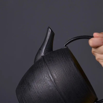 Théière en fonte design flower - 1000 ml - noir SECRET DE GOURMET 513253 Pas Che Théière en fonte design flower - 1000 ml - noir SECRET DE GOURMET 513253 Pas Che