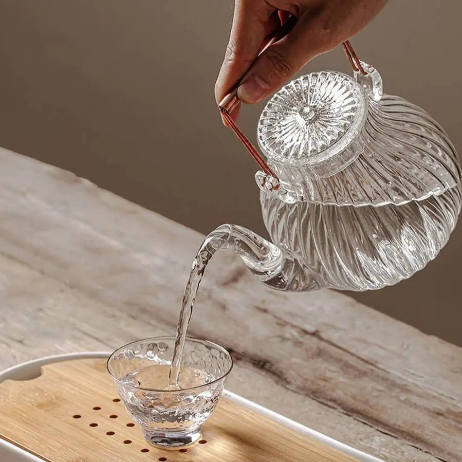 Théière Japonaise en Verre Retro 650ML