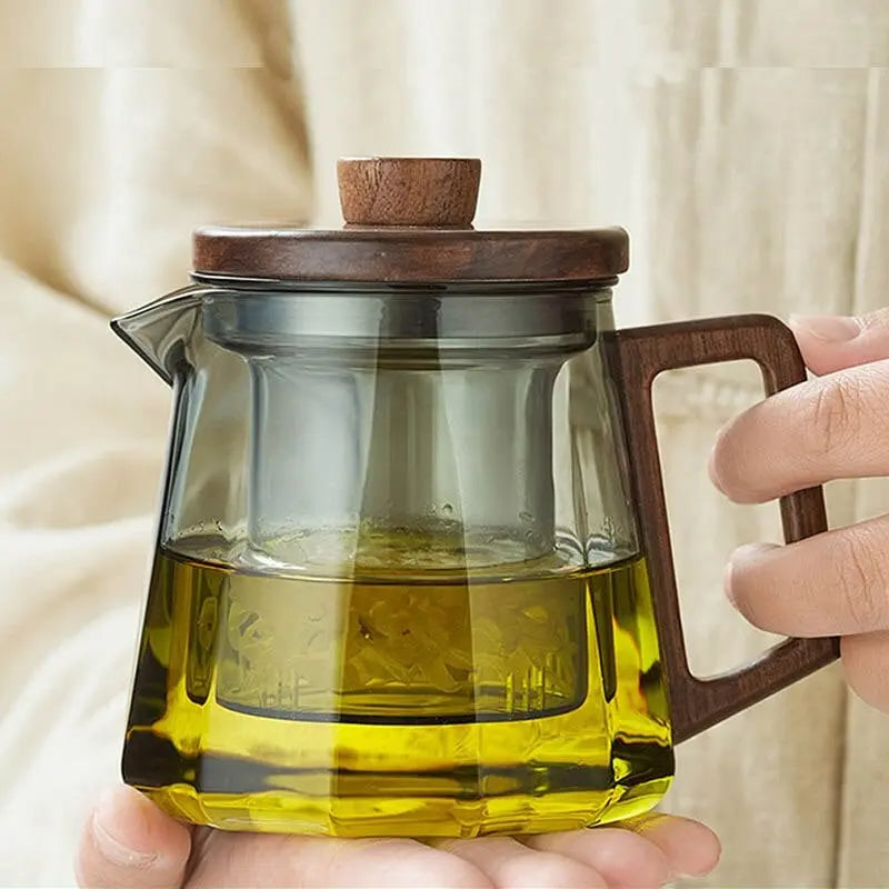 Théière en verre 0,8 L - Accessoires à thés et tisanes