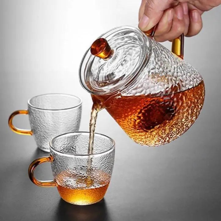 Théière en Verre Granulée 450ML - 900ML