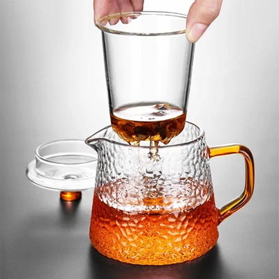 Théière en Verre Granulée 450ML - 900ML